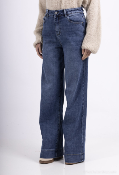 Grossiste MOZZAAR FOREVER - Pantalon jean , patte large, grande taille