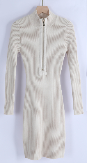 Wholesaler MOZZAAR FOREVER - Zipped dress sweater
