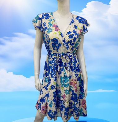 Wholesaler MOZZAAR FOREVER - Mid-length flower print dress
