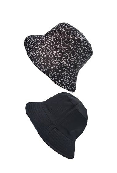 Wholesaler M&P Accessoires - Animal print unisex reversible bucket hat