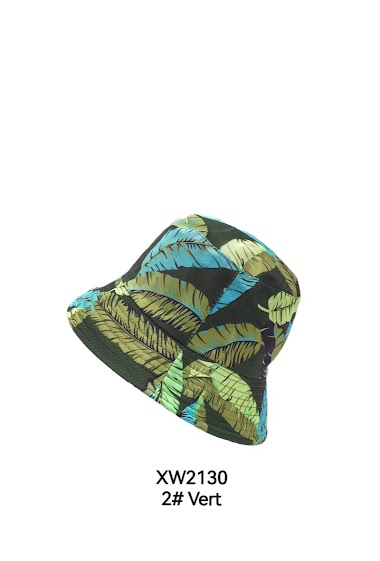 Grossiste M&P Accessoires - Bob chapeau réversible unisexe imprimé feuilles
