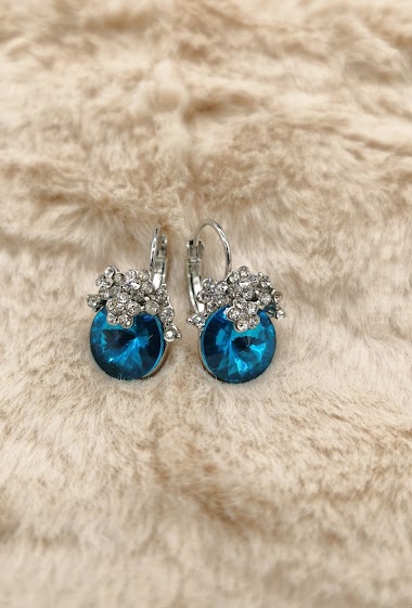 Wholesaler M&P Accessoires - Rhinestone and vintage glass earrings