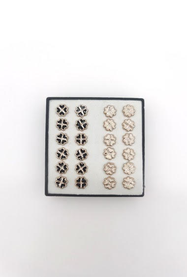 Wholesaler M&P Accessoires - Piercing earrings box of 12