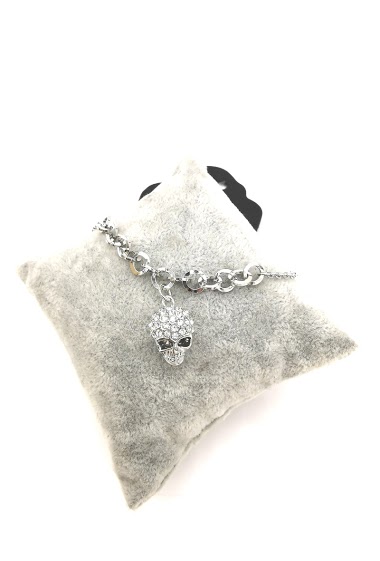 Großhändler M&P Accessoires - Bracelet with skull charm
