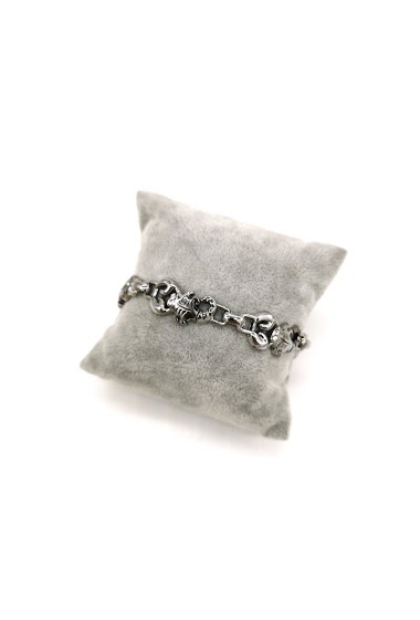 Grossiste M&P Accessoires - Bracelet en métal fantaisie scorpion