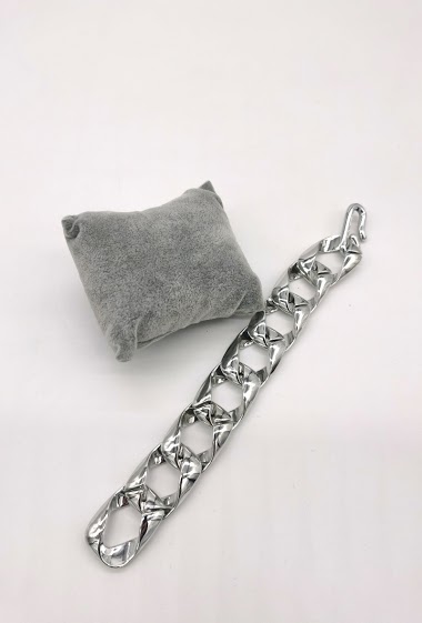 Großhändler M&P Accessoires - Chunky mesh bracelet in PVC