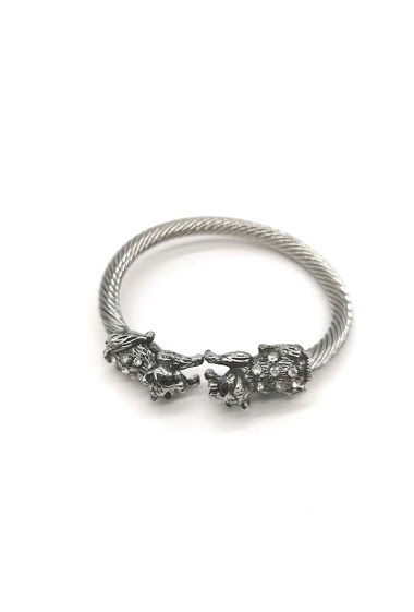 Grossiste M&P Accessoires - Bracelet jonc animal