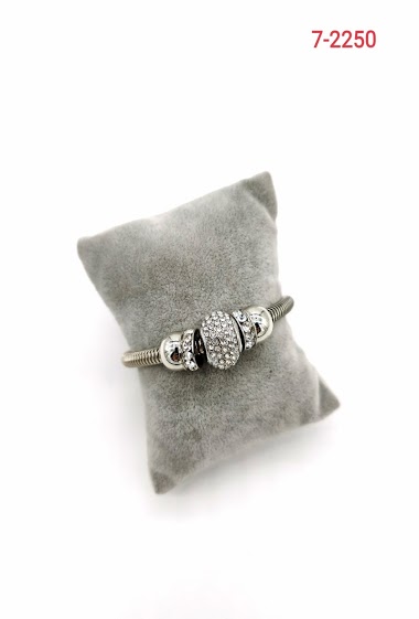 Wholesaler M&P Accessoires - Snake mesh bracelet with charms