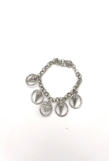 Grossiste M&P Accessoires - Bracelet en métal fantaisie