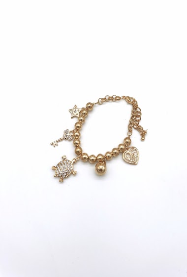 Grossiste M&P Accessoires - Bracelet en métal fantaisie