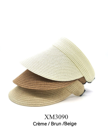 Wholesaler M&P Accessoires - Visor straw elastic hat