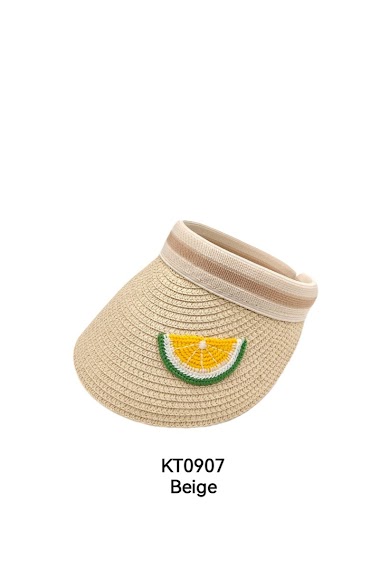 Wholesalers M&P Accessoires - Child visor straw hat