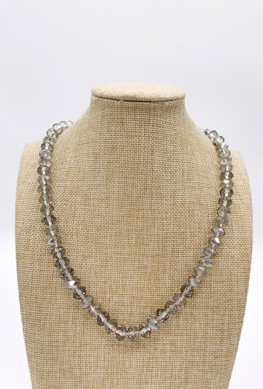 Großhändler M&P Accessoires - Halskette aus Glaskristallen