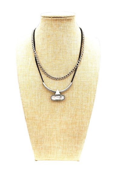 Großhändler M&P Accessoires - Ausgefallene Halskette mit mehreren Ketten