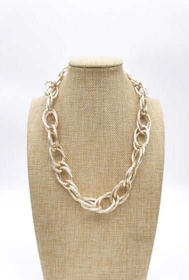 Wholesaler M&P Accessoires - Large mesh chain necklace