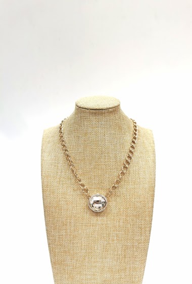 Mayorista M&P Accessoires - Collar de cadena con cristal