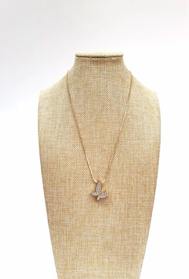 Wholesaler M&P Accessoires - Butterfly pendant chain necklace