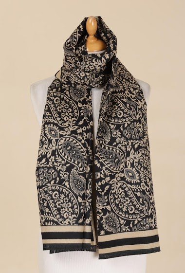 Wholesaler M&P Accessoires - Soft paisley print scarf