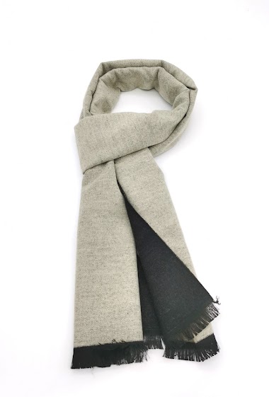 Wholesaler M&P Accessoires - Men's scarf double side 180*30 CM