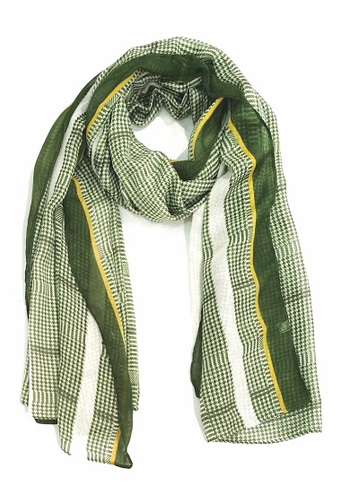 Wholesaler M&P Accessoires - Houndstooth print scarf