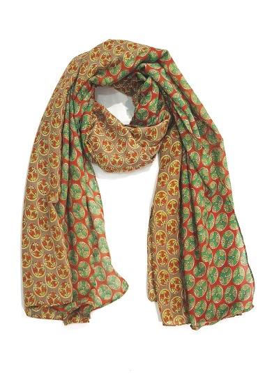 Wholesaler M&P Accessoires - Scarf with two-tone print