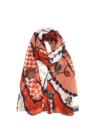 Wholesaler M&P Accessoires - Chain print scarf