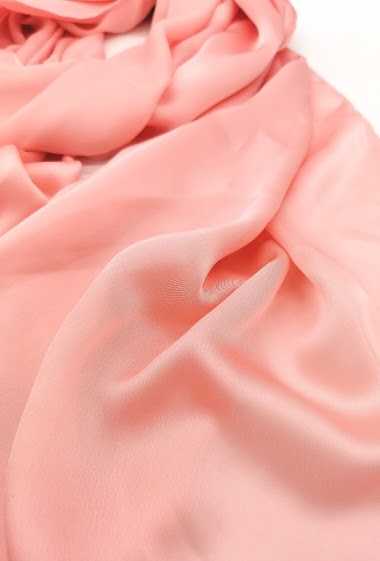 Mayorista M&P Accessoires - Pañuelo de seda liso 180 * 90 cm
