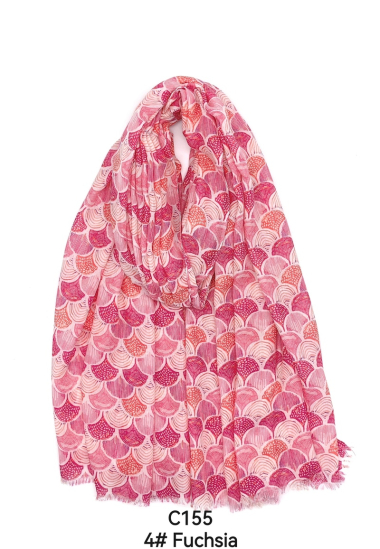 Wholesaler M&P Accessoires - Fan print scarf