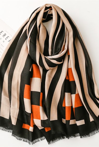 Wholesaler M&P Accessoires - Fancy print scarf