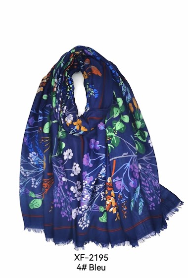 Wholesaler M&P Accessoires - Flower printed scarf
