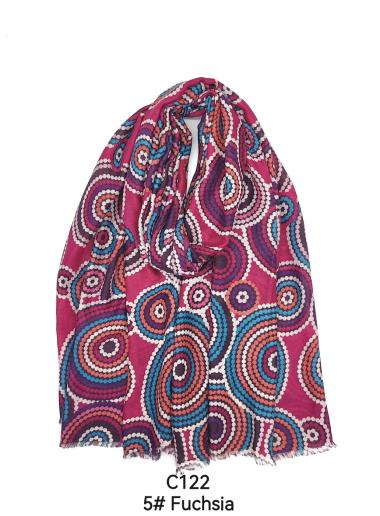 Wholesaler M&P Accessoires - Geometric print scarf