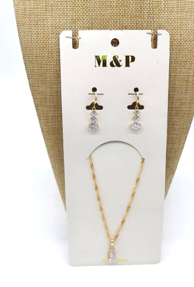 Wholesaler M&P Accessoires - Necklace and earrings set