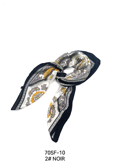 Großhändler M&P Accessoires - Kleiner Schal 70 cm mit ausgefallenem Aufdruck