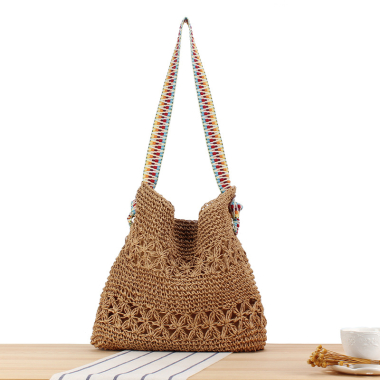 Wholesaler M&P Accessoires - Woven basket tote bag