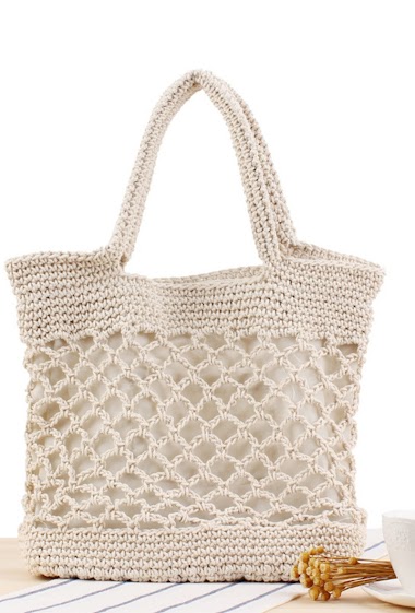 Wholesaler M&P Accessoires - Braided beach bag tote bag