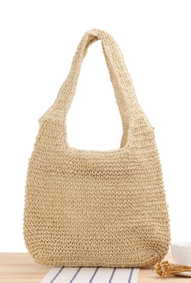 Wholesaler M&P Accessoires - Shoulder bag braided beach bag