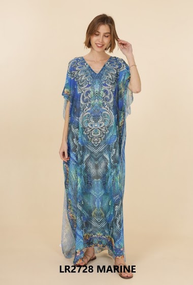 Wholesaler M&P Accessoires - Long beach dress / Summer poncho