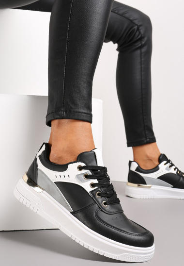 Wholesaler Mulanka - lace-up wedge sneakers with thick sole