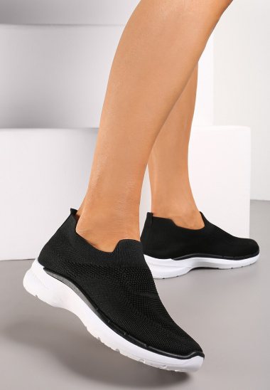 Wholesaler Mulanka - slip-on fabric sneakers with white sole