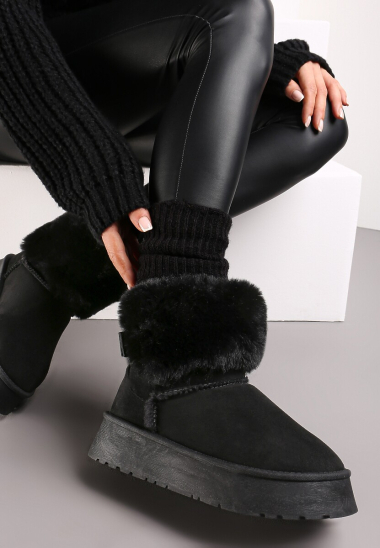 Wholesaler Mulanka - thick-soled fur-lined ankle boots