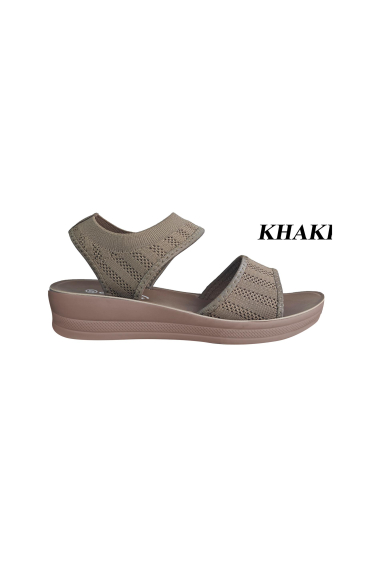 Wholesaler Mulanka - Soft fabric sneaker with white sole and holes