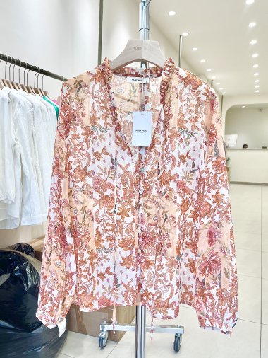 Wholesaler MUSY MUSE - Flowing viscose blouse