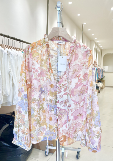 Wholesaler MUSY MUSE - Flowing viscose blouse