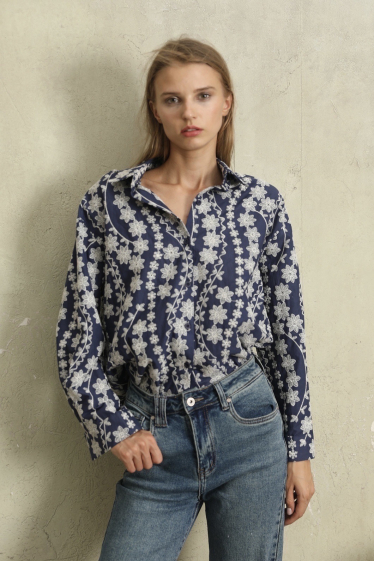 Wholesaler MUSY MUSE - Embroidered shirt