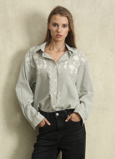 Mayorista MUSY MUSE - Camisa bordada