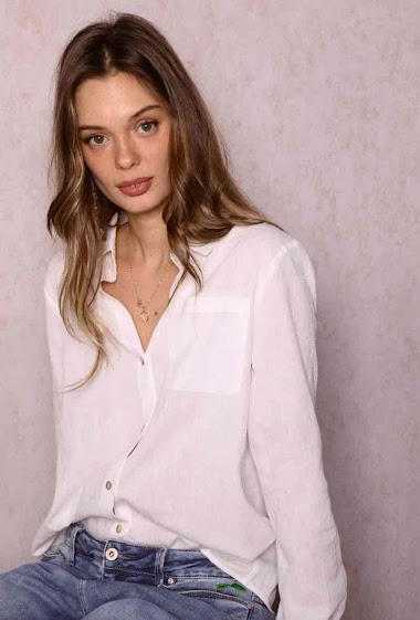 Wholesaler MUSY MUSE - Openwork embroidered shirt