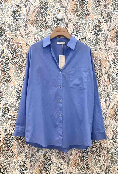 Wholesalers MUSY MUSE - Oversize cotton shirt