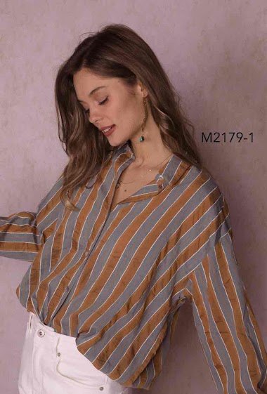 Wholesaler MUSY MUSE - Striped shirt