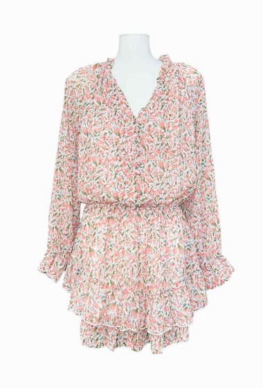 Wholesalers MUSY MUSE - Printed playsuit