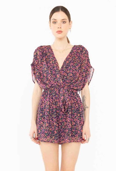 Wholesalers MUSY MUSE - Printed playsuit